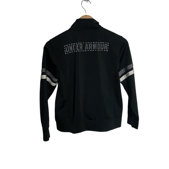 Under Armour Youth Medium UA Brawler Zip Front Warm-Up Jacket - Picture 3 of 6